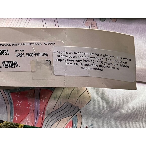 Yasuko Bloom Hauri from Vintage Hand Painted Japanese Kimono Silk JANM - Picture 9 of 11